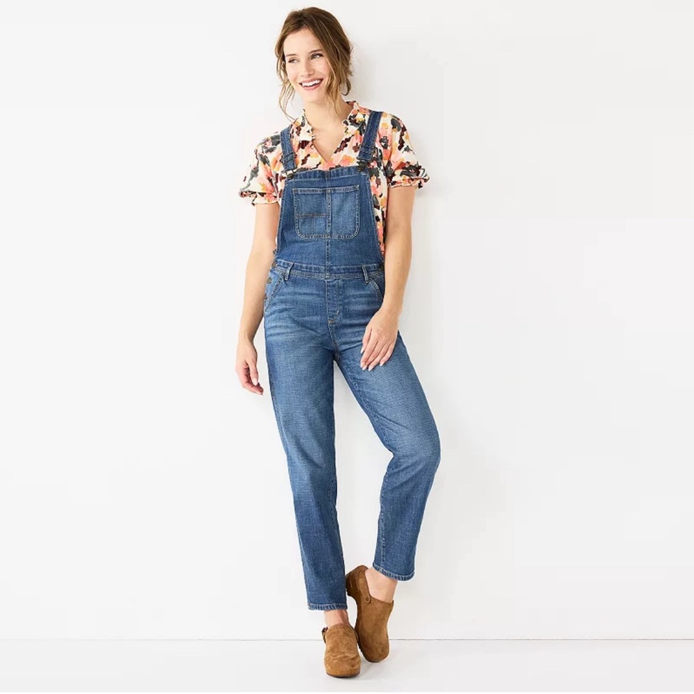 Women's Sonoma Cropped Jean Denim Overalls